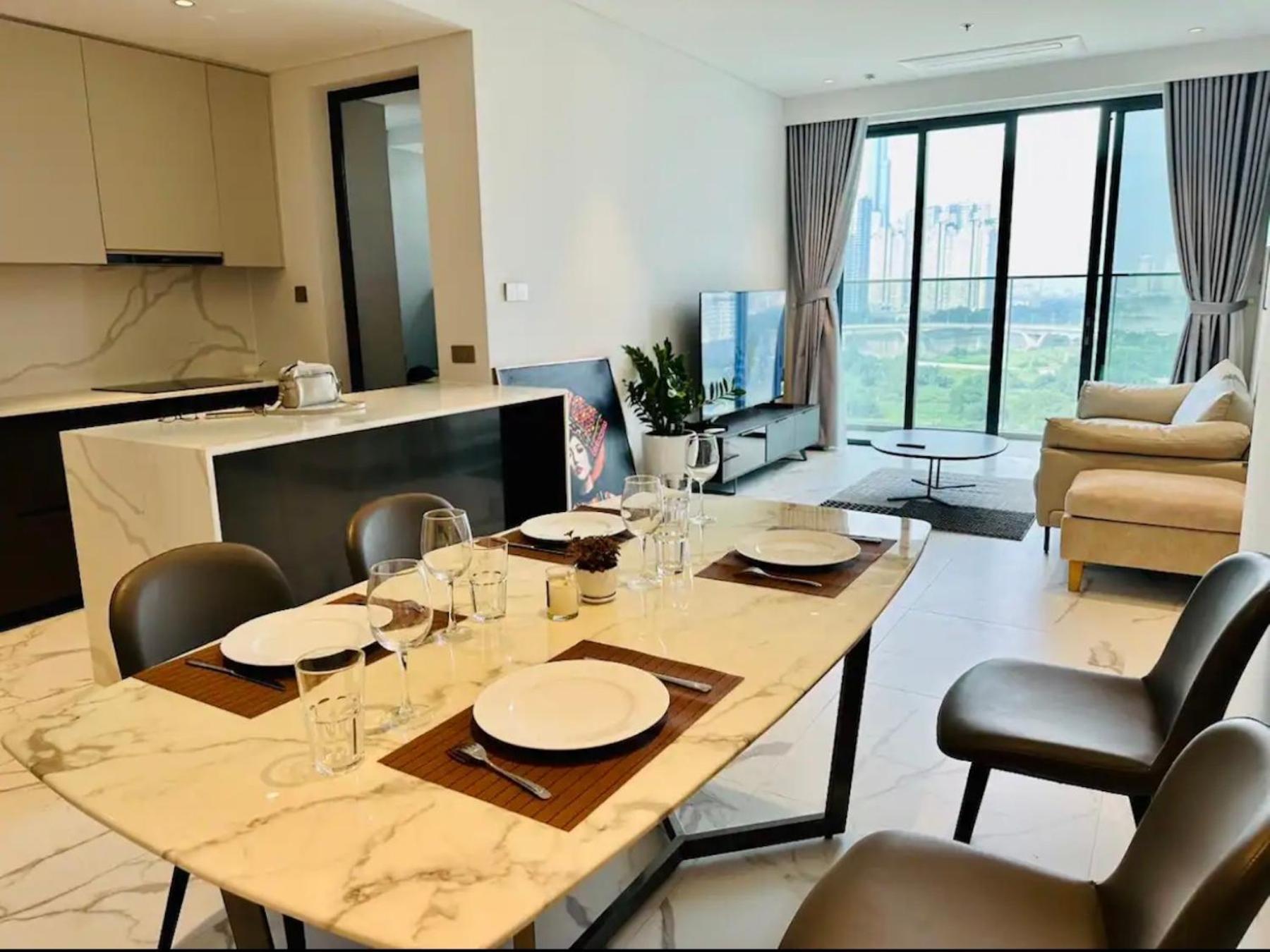 The Crest-Central Saigon Riverside -Free Pool-Gym-Sauna Room-Yoga Room Ho Chi Minh City Exterior photo